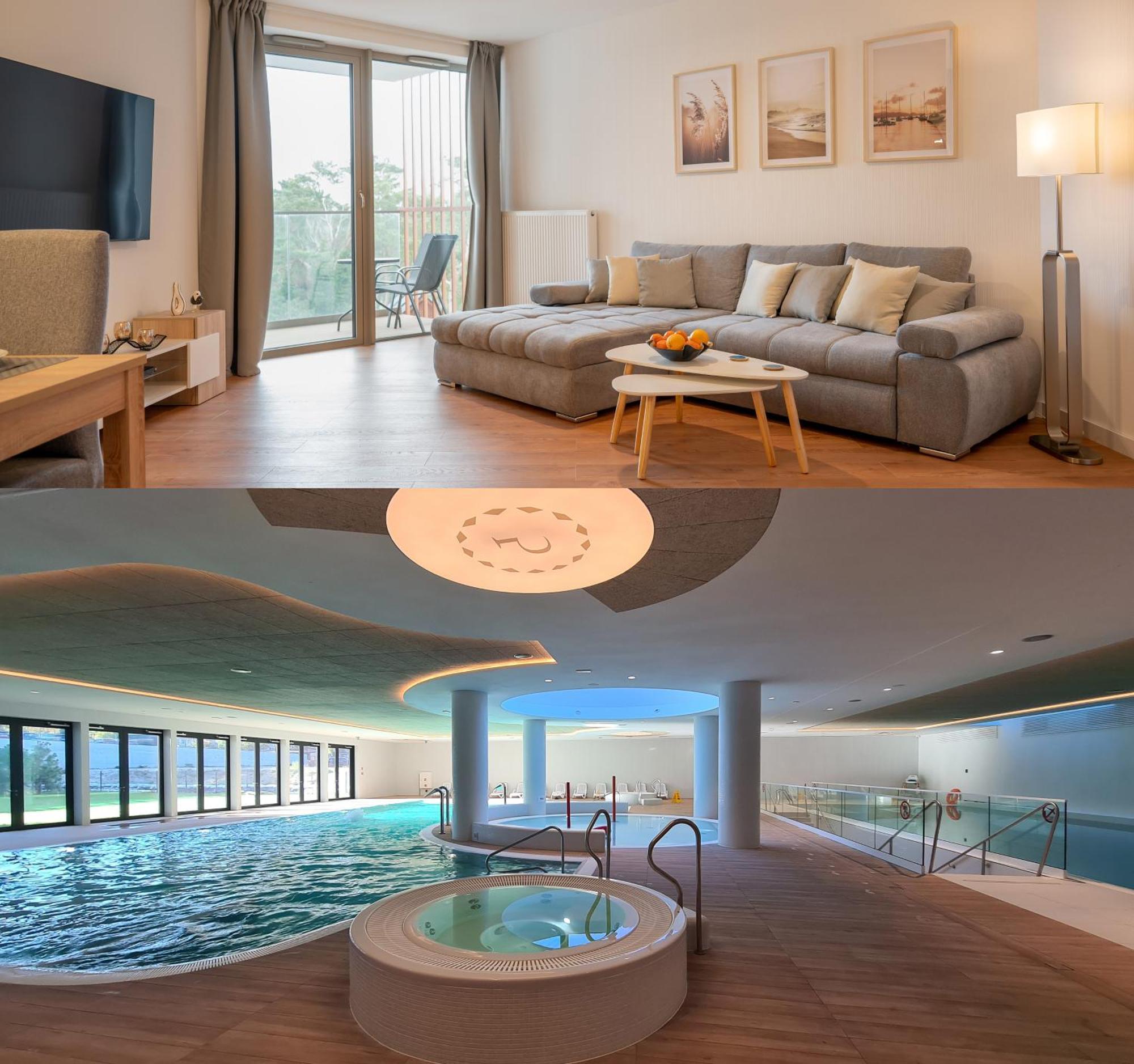 Pinea Sky Premium Apartament Z Widokiem Na Morze Ze Spa I Basenem Przy Plazy Pobierowo Exteriér fotografie